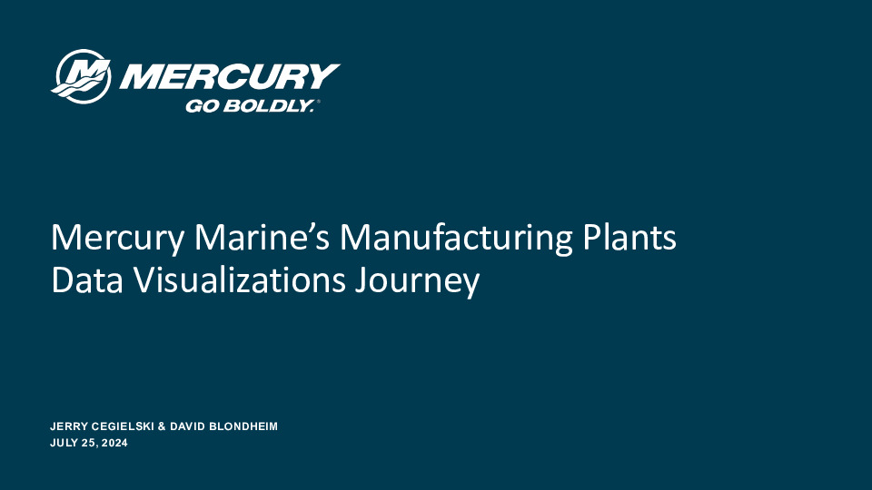 6. Brunswick Corporation Presentation Slides: Mercury Marine's Manufacturing Plants Data Visualization Journey thumbnail